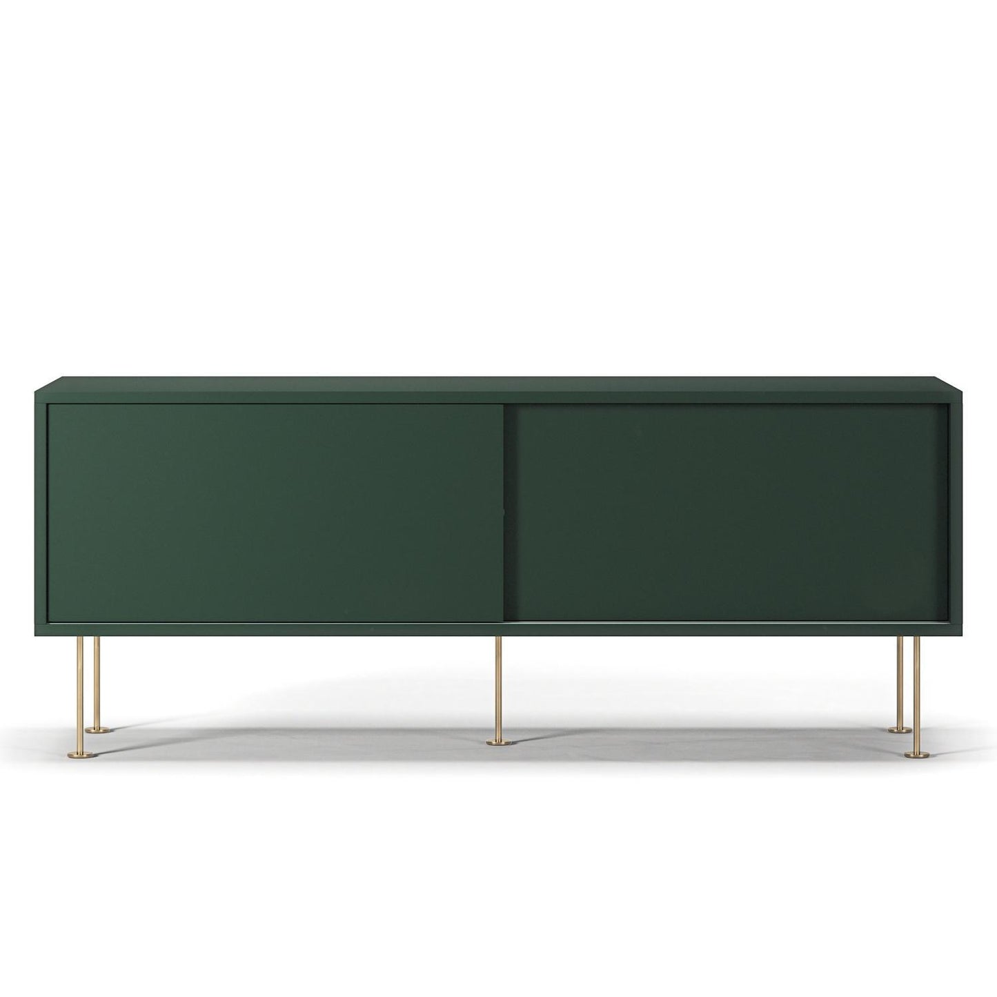 Decotique Vogue TV Bench with Legs 136 Green/Brass