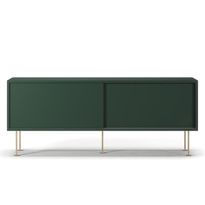 Decotique Vogue TV Bench with Legs 136 Green/Brass