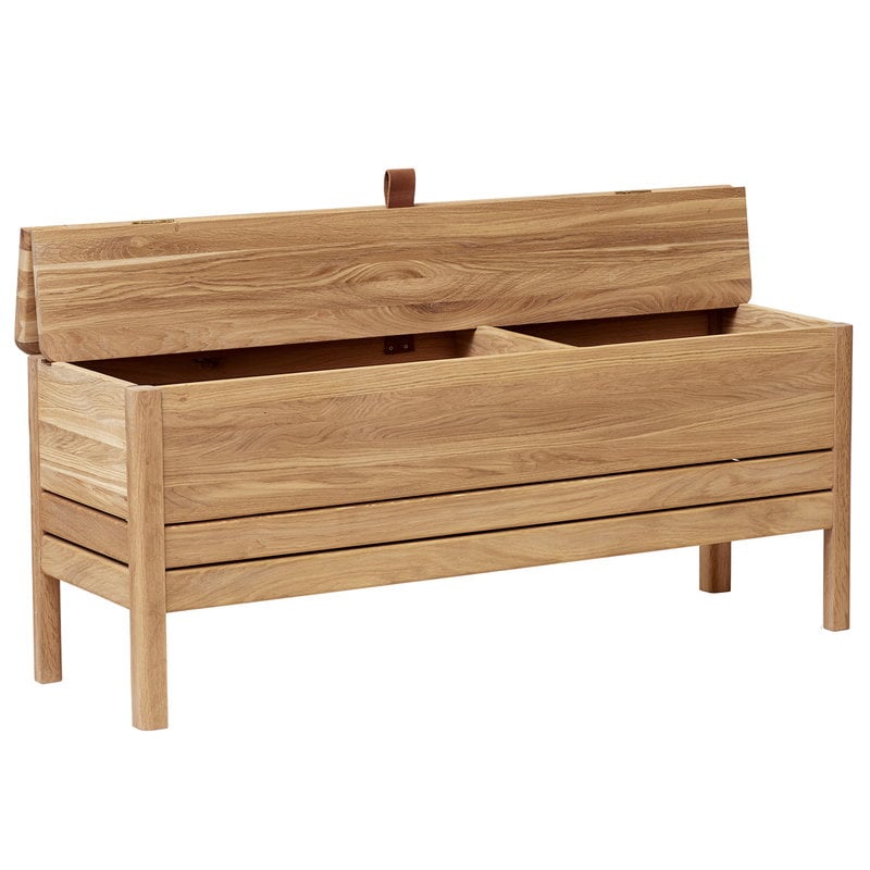 A Line storage bench by Form & Refine #111 cm, oak #