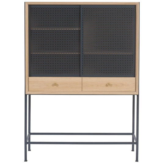 Gabin cabinet by Hartô #oak - slate grey #