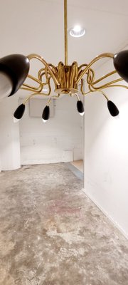 12-Arm Chandelier from Stilnovo, 1950s-LDW-1709141