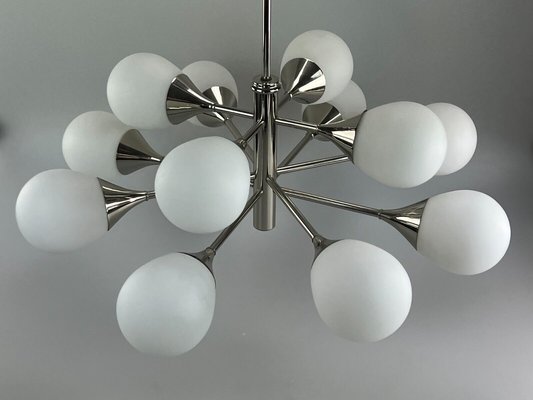 12-Flame Sputnik Chandelier from Kaiser Leuchten, 1960s / 70s-EJL-1362054