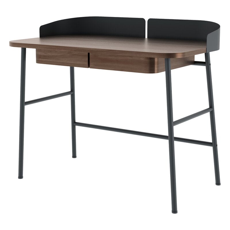 Victor desk by Hartô #walnut - slate gray #