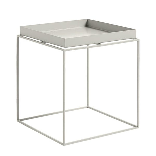 Tray table medium square, warm grey