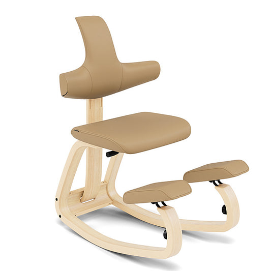 Thatsit™ Balans® - The original kneeling chair with the unique pendulum movemen (Base - Natural Lacquered Ash) by Varier Furniture