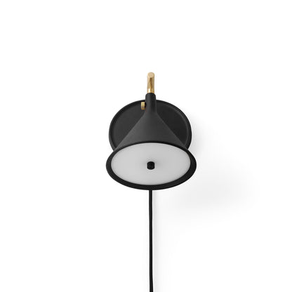 Audo Cast Sconce Wall Lamp M. Diffuser Black