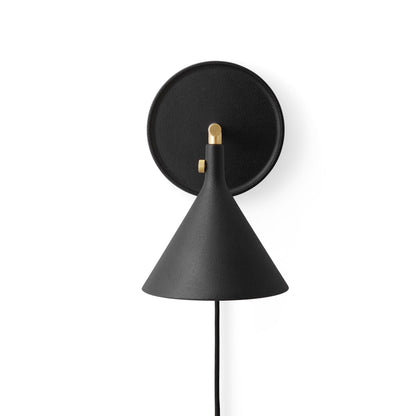 Audo Cast Sconce Wall Lamp M. Diffuser Black