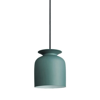 Ronde Pendant Mat White Small