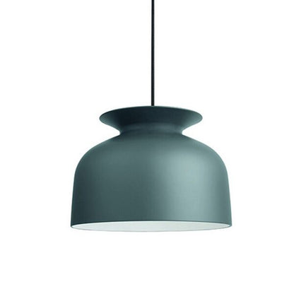 Ronde Pendant Mat White Large