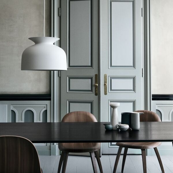 Ronde Pendant Charcoal Black Large
