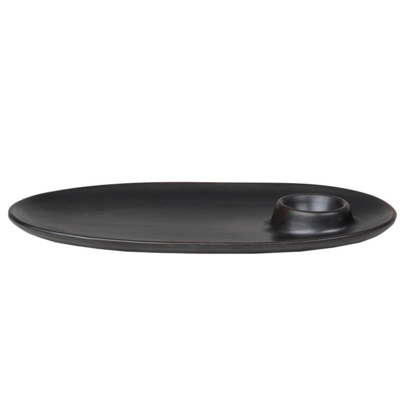 Flow breakfast plate by ferm LIVING #black #