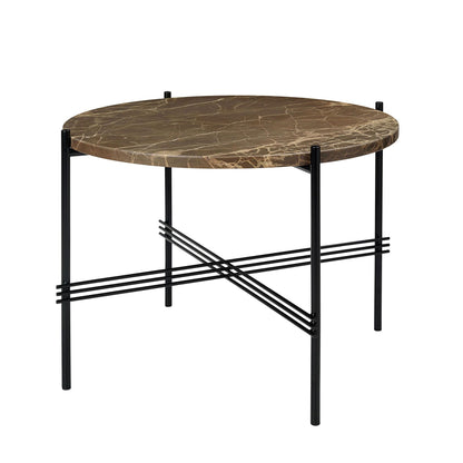 TS Coffee Table Round Ø55 Polished Steel