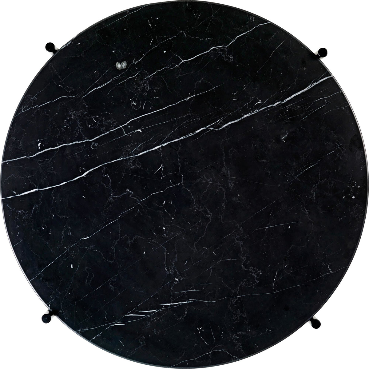 TS Coffee Table Round Ø55 Black/ Black Marquina Marble