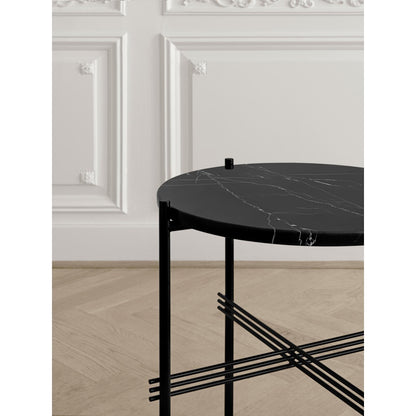 TS Coffee Table Round Ø55 Black/ Black Marquina Marble