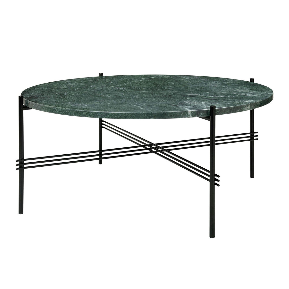 TS Coffee Table Round Ø80 Polished Steel