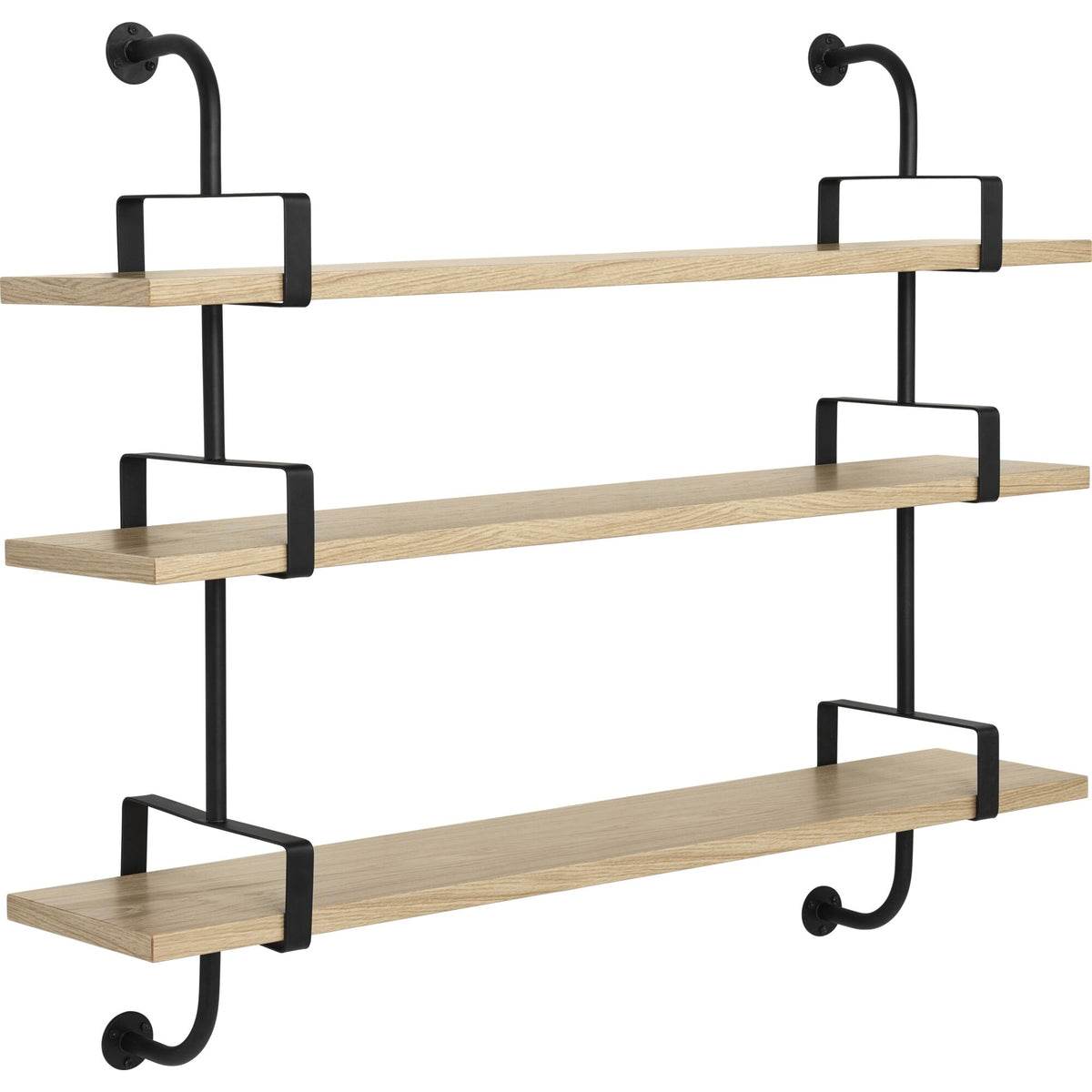 Démon Shelf L155 cm 3 Shelves American Walnut