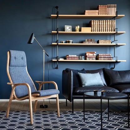 Démon Shelf L155 cm 4 Shelves American Walnut