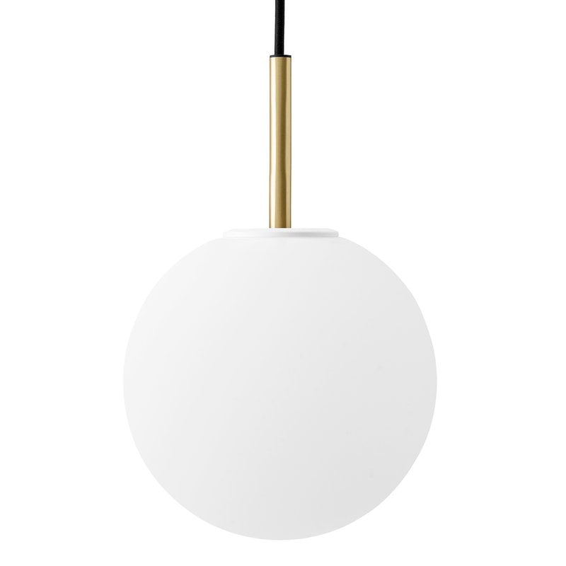 TR Bulb pendant by Audo Copenhagen #brushed brass - matte opal #