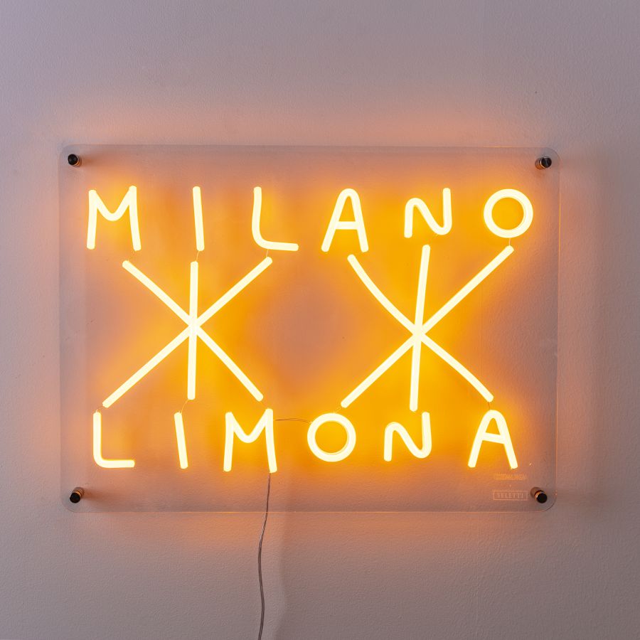 Silicone LED tube Wall Lamp MILANO-LIMONA by Seletti