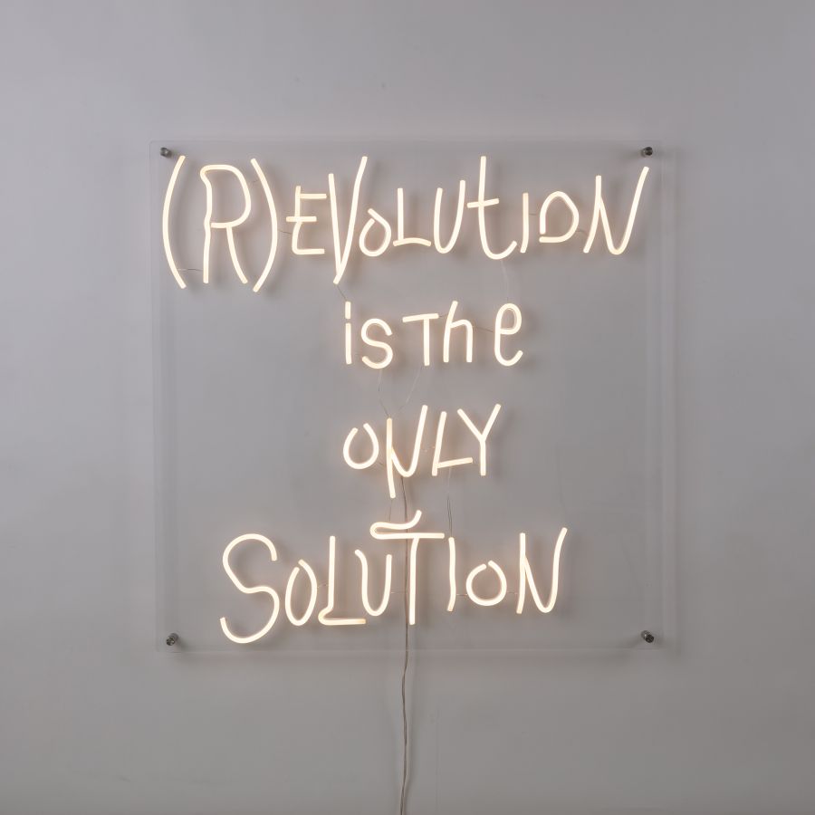 Silicone LED tube Wall Lamp (R)evolution Led by Seletti