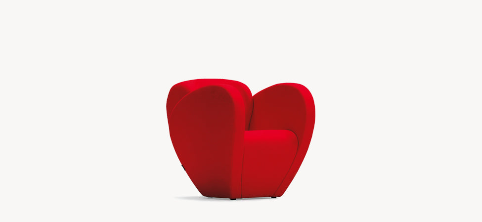 SIZE TEN - Polyester easy chair with armrests