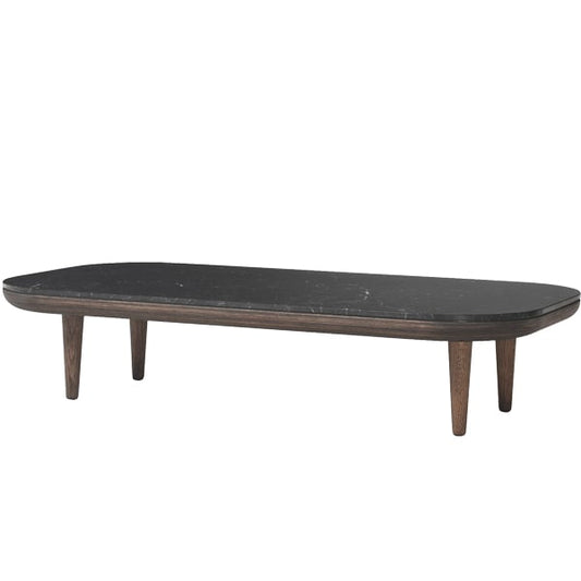 Fly SC5 coffee table, smoked oak - black Marquina marble