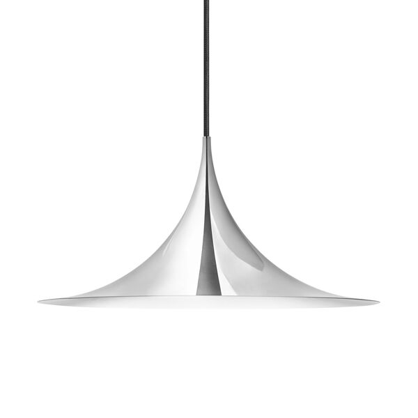 Semi Pendant Medium Glossy Anthracite Gray