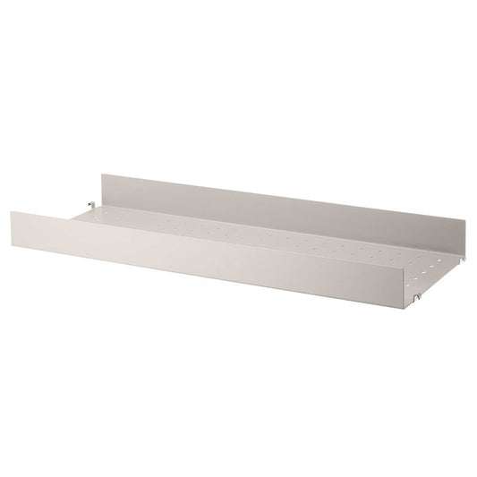 String metal shelf 78 x 30 cm by String Furniture #high, beige #