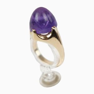 14 Carat Gold Ring with Amethyst-UY-1372389