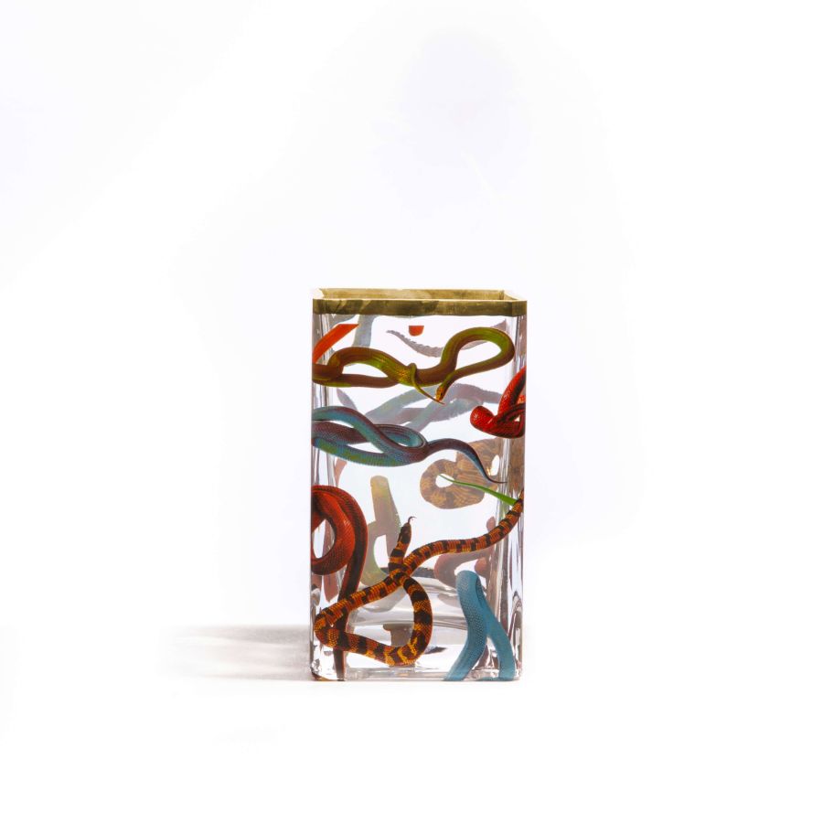 Glass Vase Snakes by Seletti