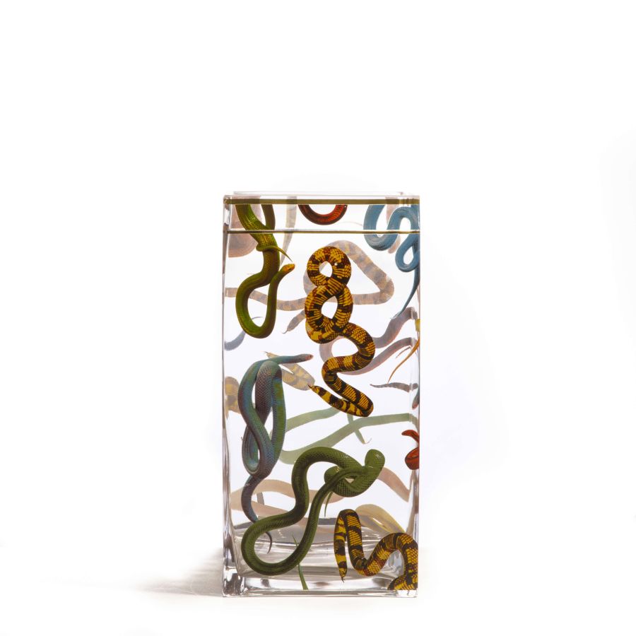 big Glass vase big Snakes by Seletti