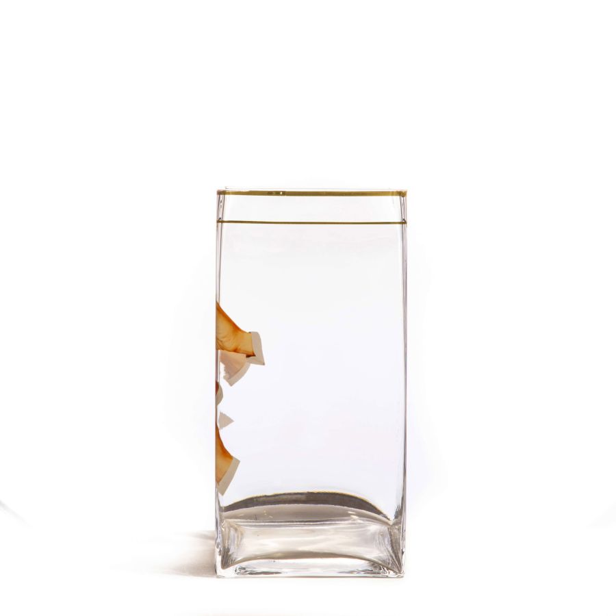 big Glass vase Lipstick by Seletti