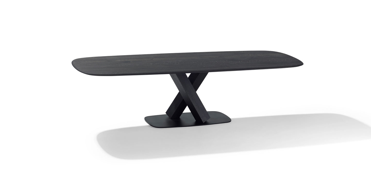 STAN - Rectangular oak dining table by Draenert