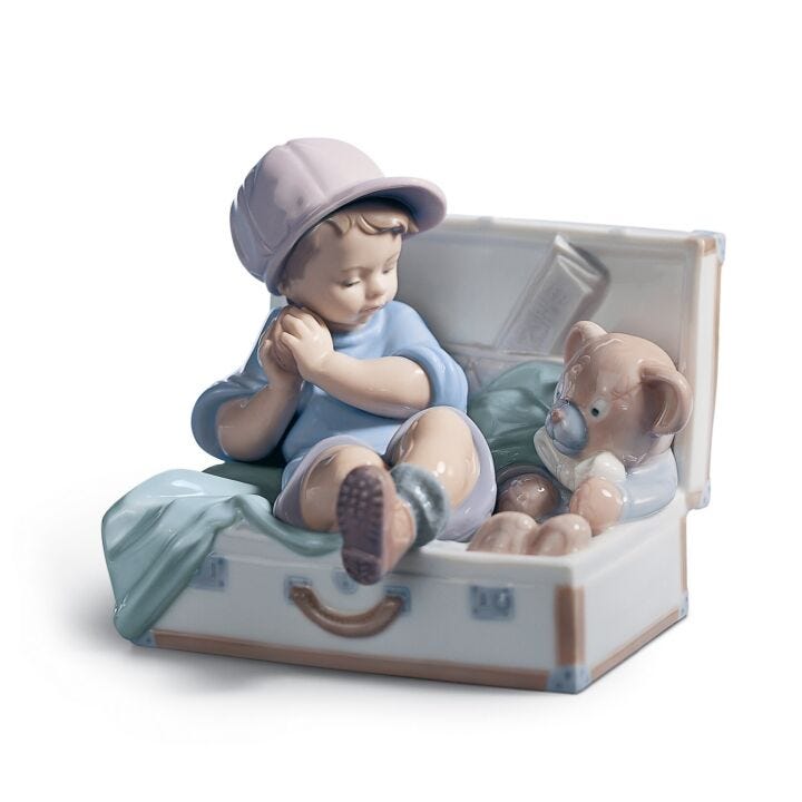 My Favourite Place Boy Figurine by Lladró