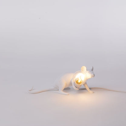 Resin Indoor Table Lamp Mouse Lamp Lop by Seletti #White