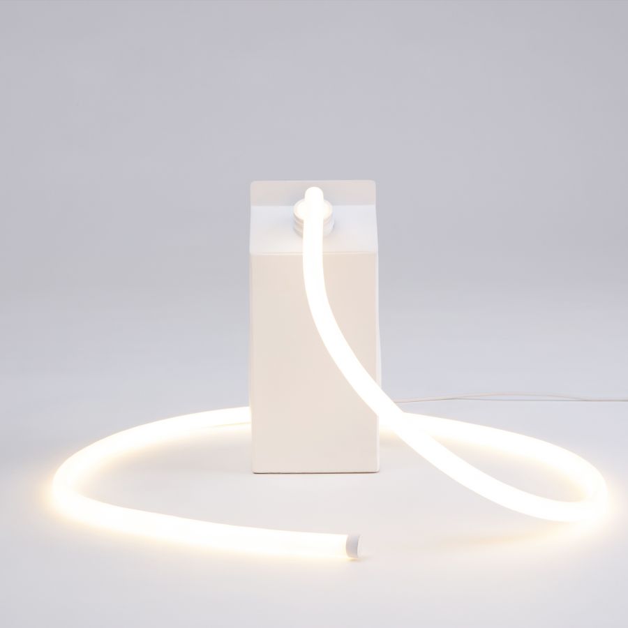 Resin LED Lamp Daily Glow Milk by Seletti