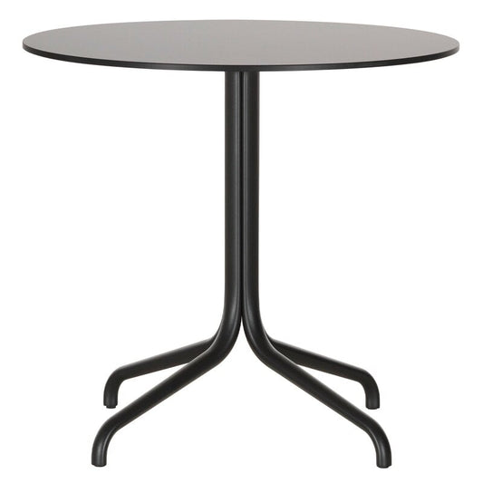 Belleville table by Vitra #round, black #