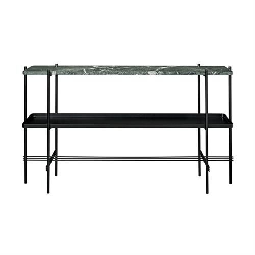 TS Console Table H72 With 2 Shelves and Tray Black/ Green Guatemala