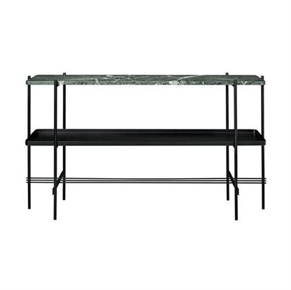 TS Console Table H72 With 2 Shelves and Tray Black/ Green Guatemala