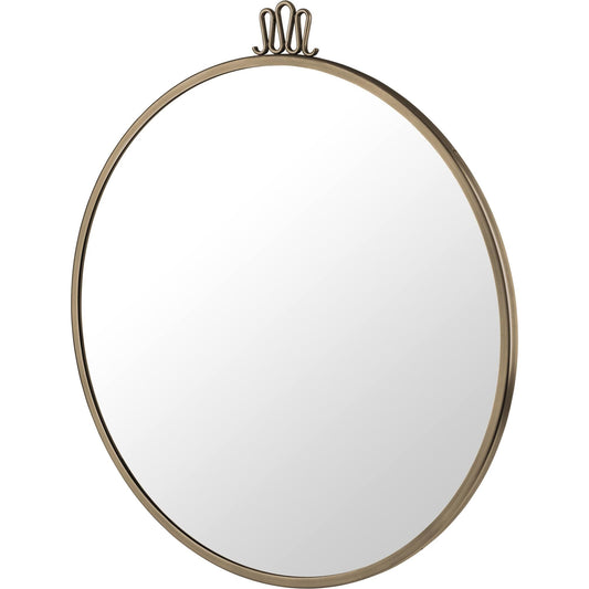 Randaccio Wall Mirror Round Ø60 cm Antique Brass