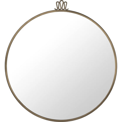 Randaccio Wall Mirror Round Ø70 cm Antique Brass
