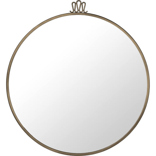 Randaccio Wall Mirror Round Ø70 cm Antique Brass