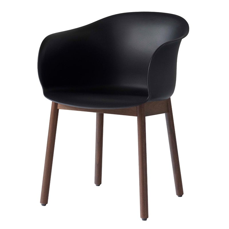 Elefy JH30 chair by &Tradition #black - walnut #