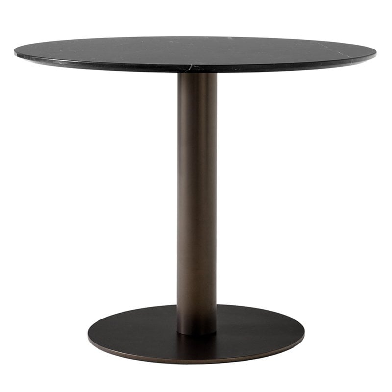 In Between SK18 table by &Tradition #bronze - black marble #