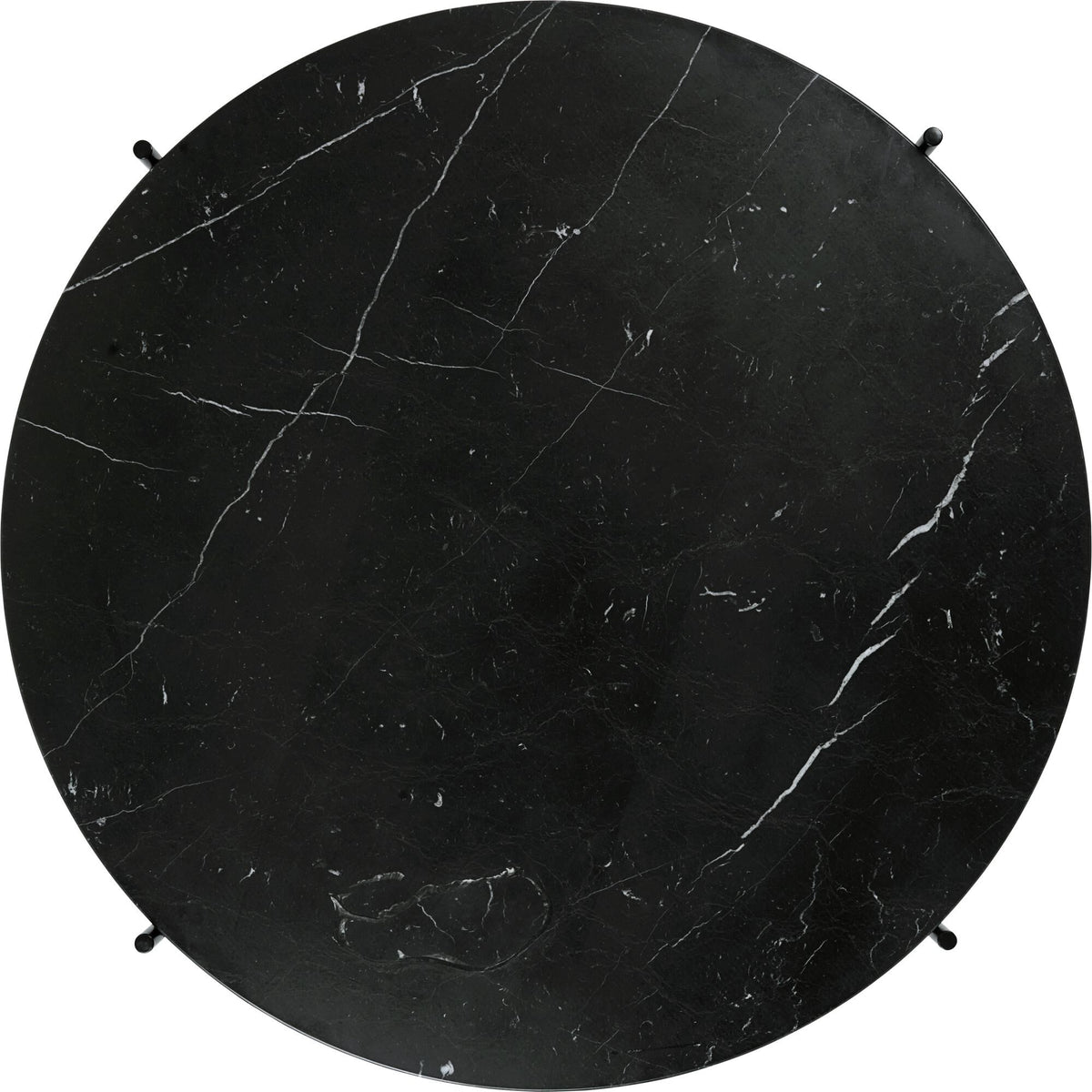 TS Coffee Table Round Ø105 Black/ Black Marquina Marble