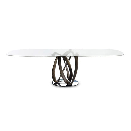 INFINITY - Oval Table (Glass)
