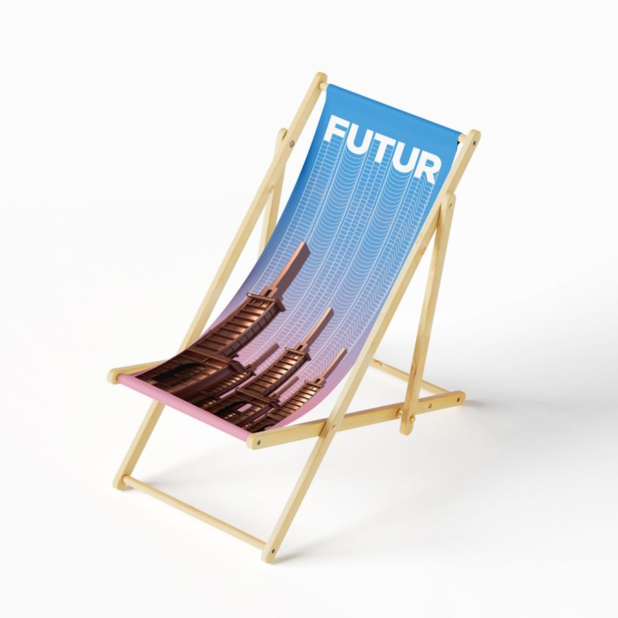 Deckchair KAPPA FUTUR FESTIVAL by Seletti #16689