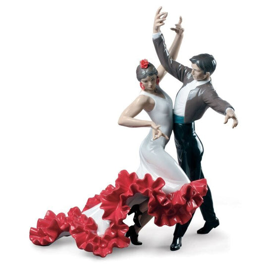 Flamenco dancers Couple Figurine by Lladró