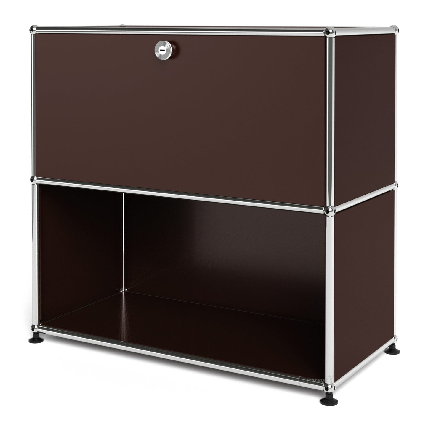 1X2 Module Furniture [W750XD350XH(350+350)] by Usm #USM Brown