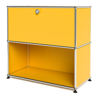 1X2 Module Furniture [W750XD350XH(350+350)] by Usm #Golden Yellow [RAL 1004]